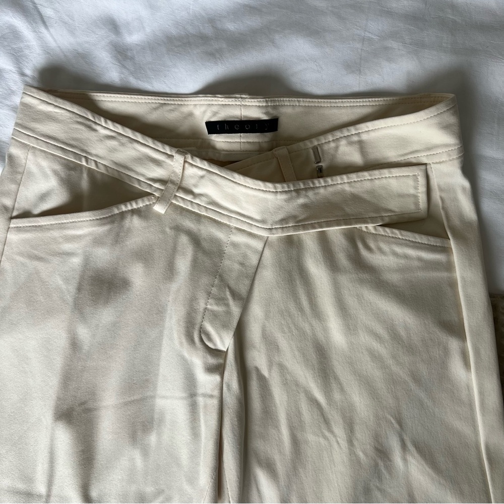 Theory Off-White Trousers